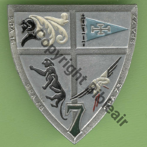 07e.EC 51.52 BIZERTE A0548NH  A.AUGIS.LYON ST.BARTH 2Li Alu Peint 2Griffes Granuleux Pattes rouges No1447 Src.Y.GENTY 80Eur(x2) 